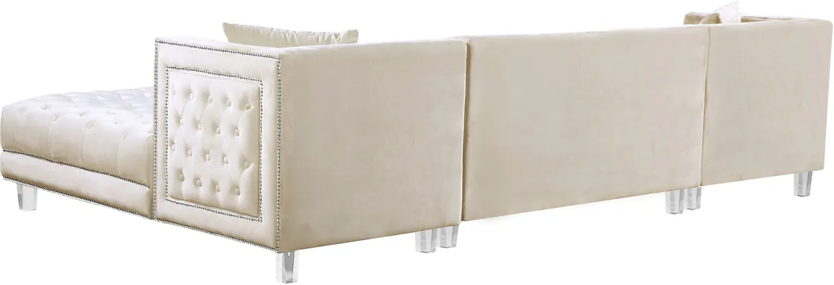 Moda - 3 Piece Sectional - Cream
