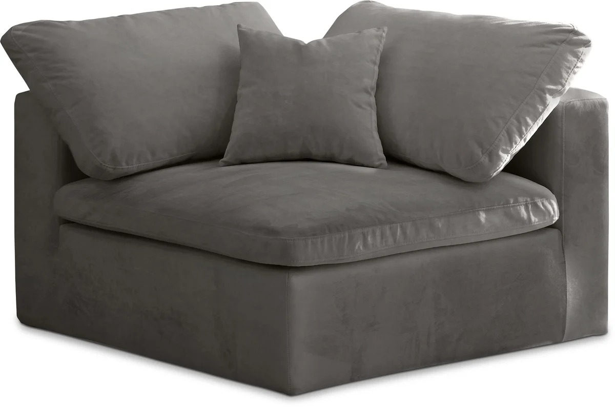Cozy - Corner Chair - Gray