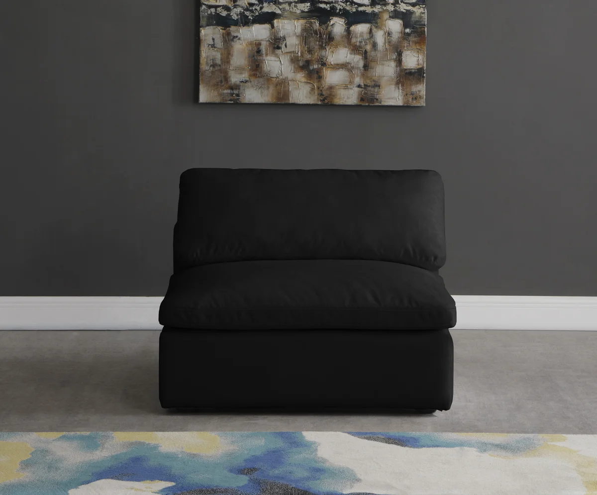 Cozy - Armless Chair - Black