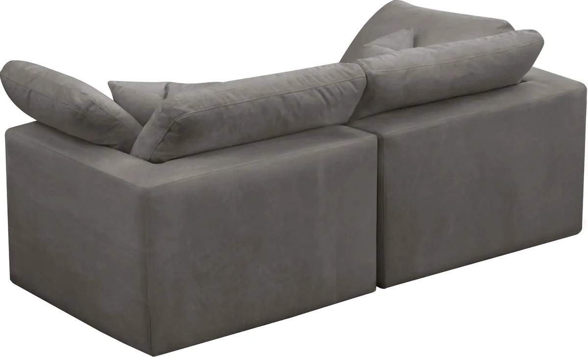 Cozy - Modular 2 Seat Sofa - Gray