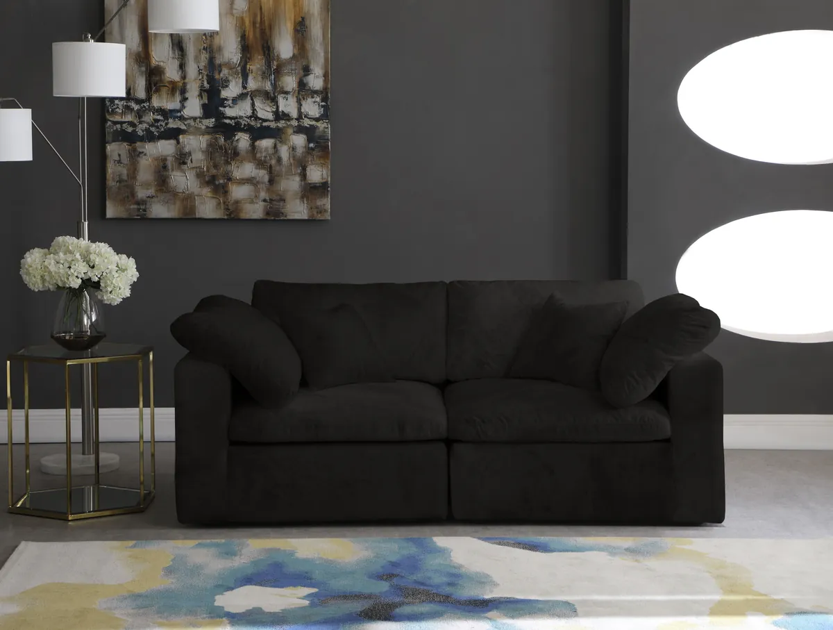 Cozy - Modular 2 Seat Sofa - Black