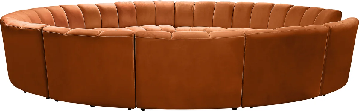 Infinity - 12 Piece Modular Sectional - Cognac