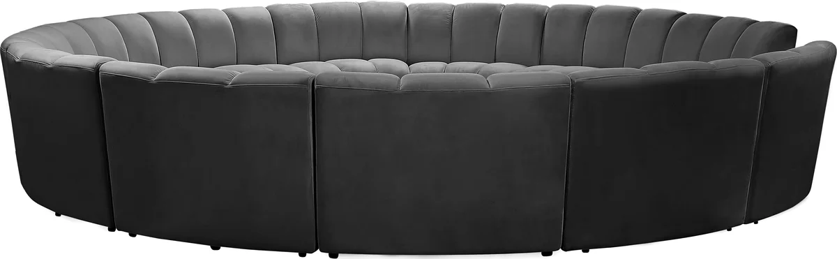 Infinity - 12 Piece Modular Sectional - Gray