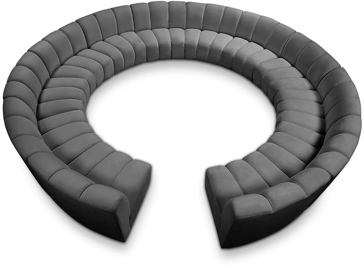 Infinity - 12 Piece Modular Sectional - Gray