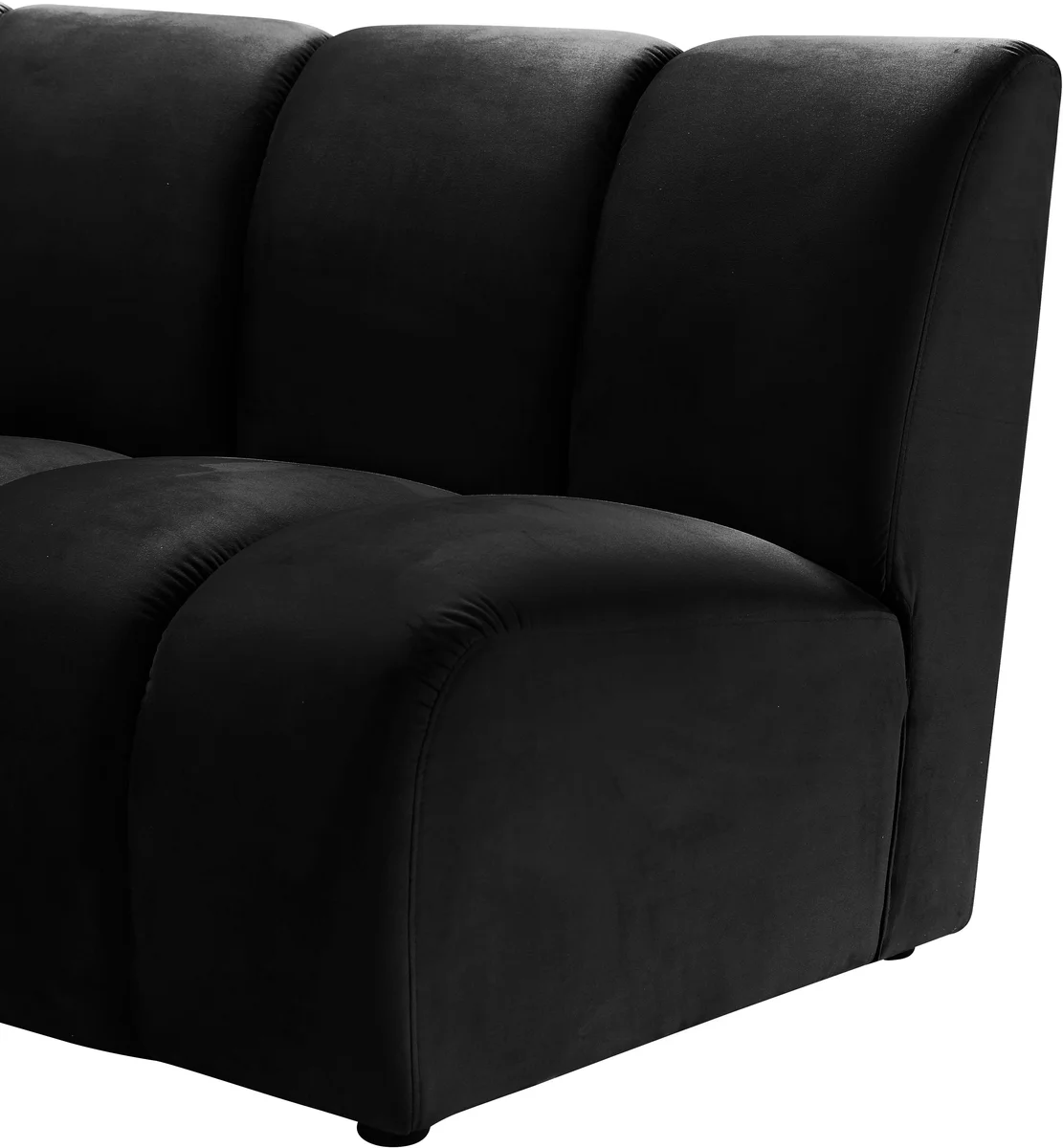 Infinity - 11 Piece Modular Sectional - Fabric - Black