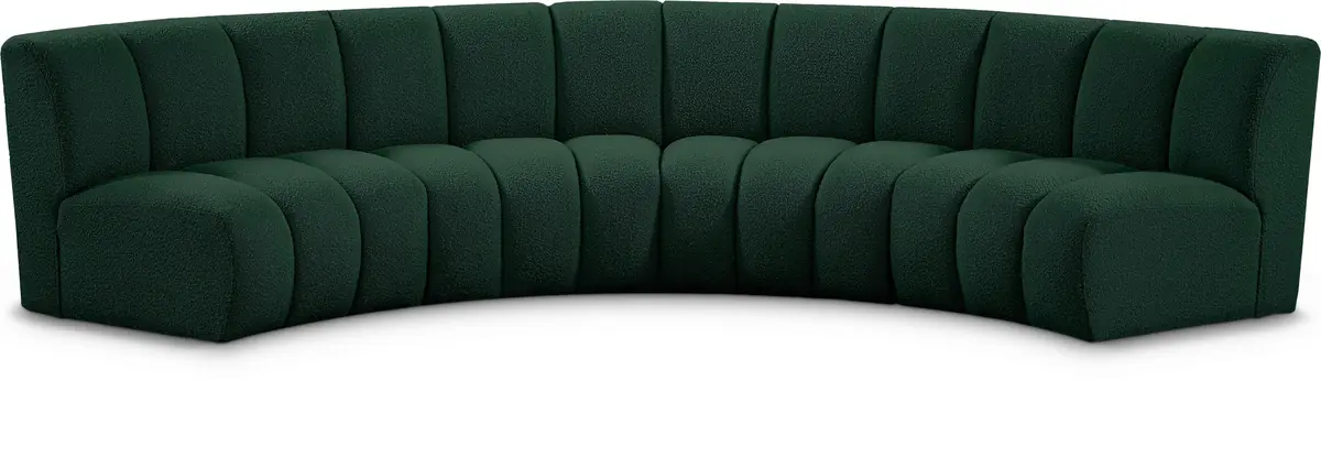 Infinity - 4 Piece Modular Sectional - Green