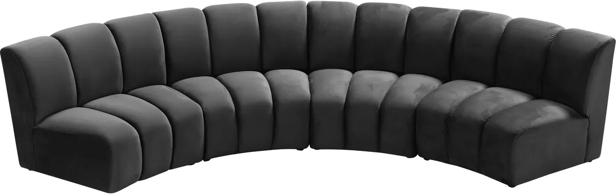 Infinity - 4 Piece Modular Sectional - Gray