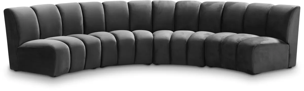 Infinity - 4 Piece Modular Sectional - Gray