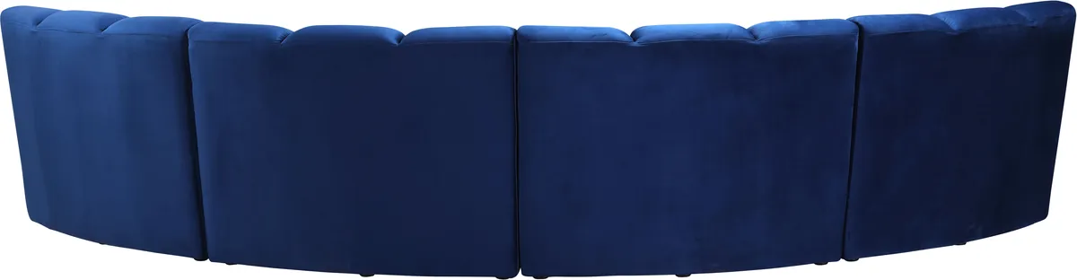Infinity - 4 Piece Modular Sectional - Navy