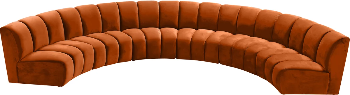 Infinity - 6 Piece Modular Sectional - Cognac