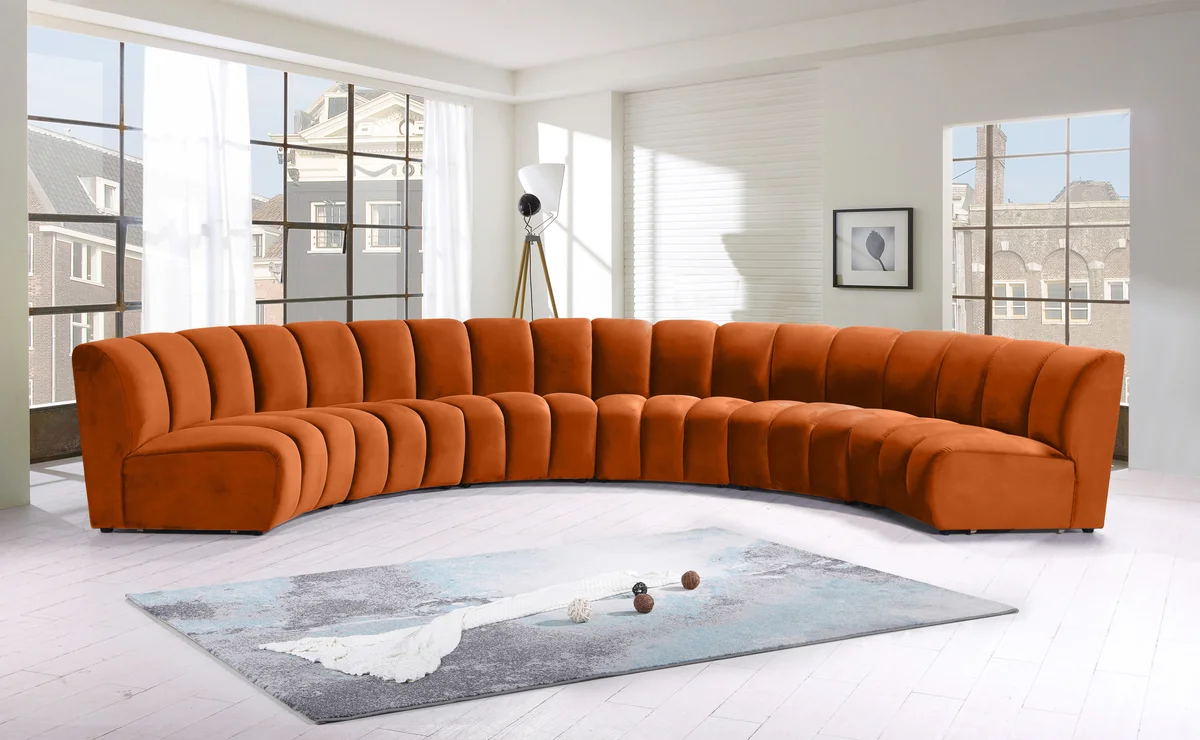 Infinity - 6 Piece Modular Sectional - Cognac