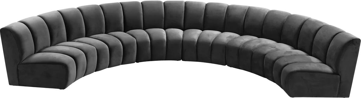Infinity - 6 Piece Modular Sectional - Gray