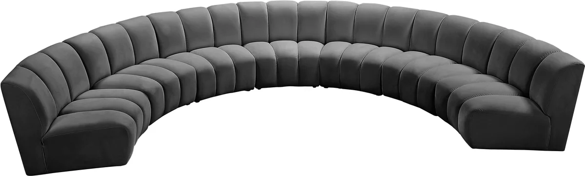 Infinity - 7 Piece Modular Sectional - Gray