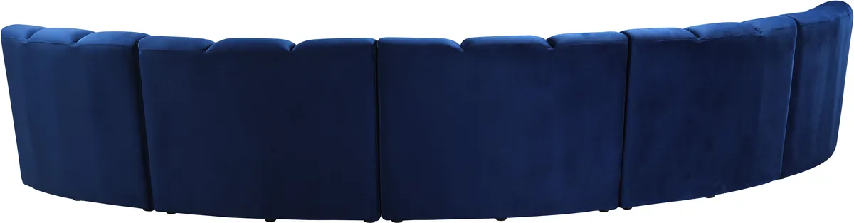 Infinity - 5 Piece Modular Sectional - Navy