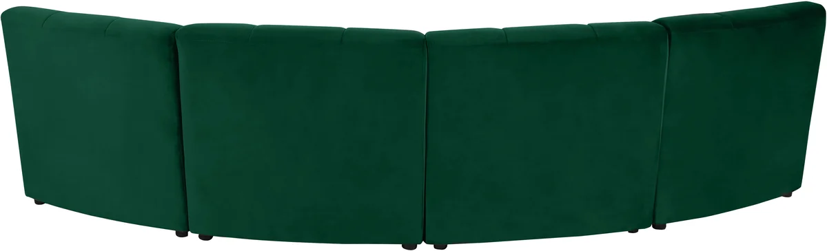 Limitless - 4 Piece Modular Sectional - Green