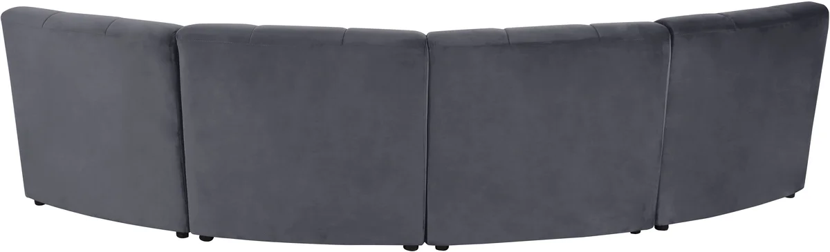 Limitless - 4 Piece Modular Sectional - Gray