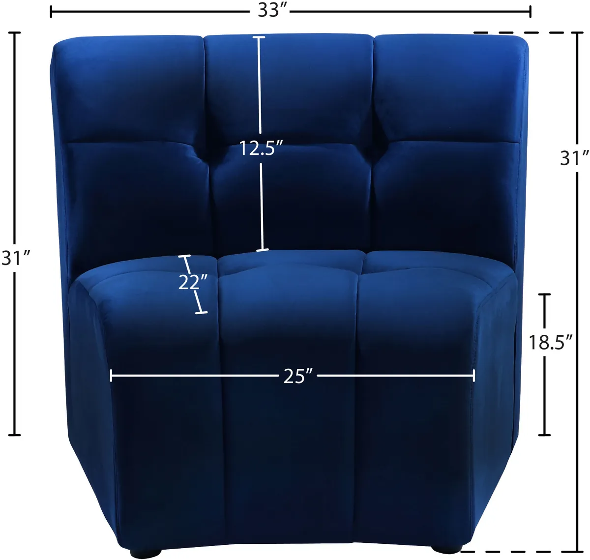 Limitless - Modular Chair - Navy