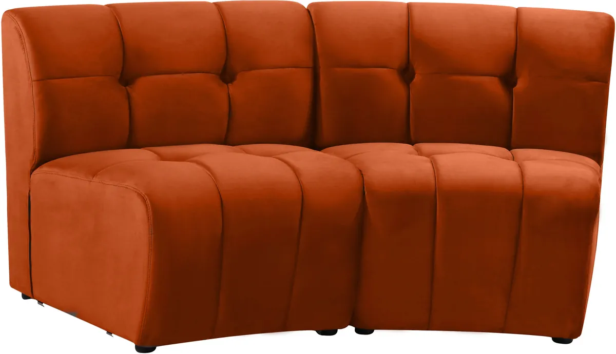 Limitless - 2 Piece Modular Sectional - Cognac