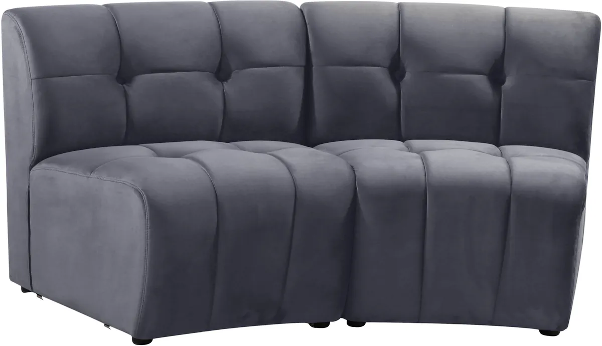Limitless - 2 Piece Modular Sectional - Gray