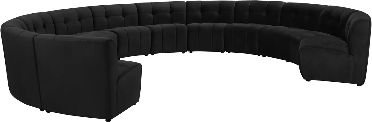 Limitless - 12 Piece Modular Sectional - Black
