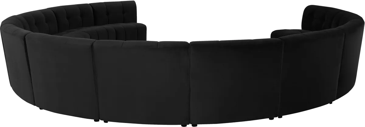 Limitless - 12 Piece Modular Sectional - Black