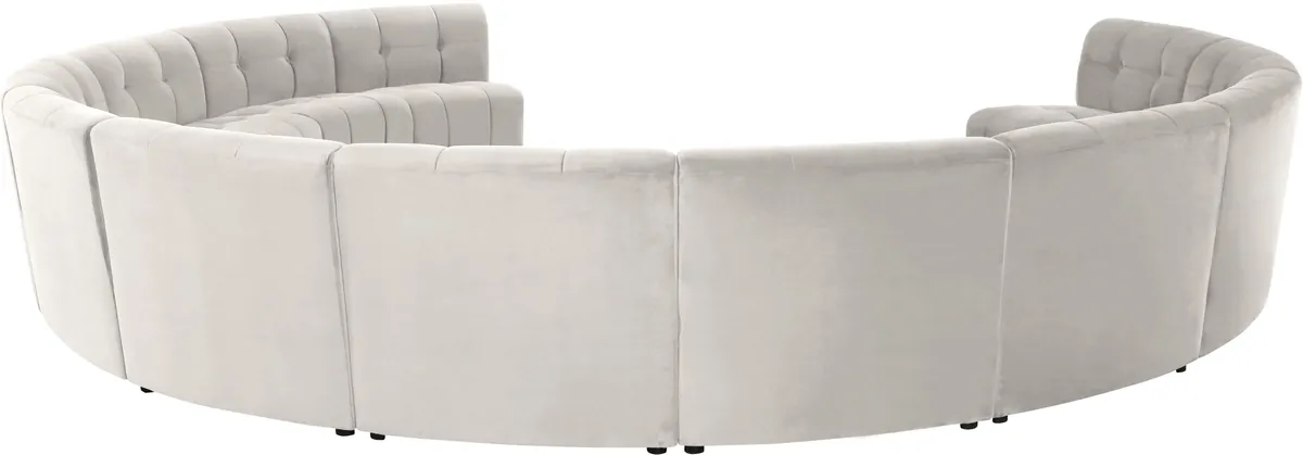 Limitless - 12 Piece Modular Sectional - Cream