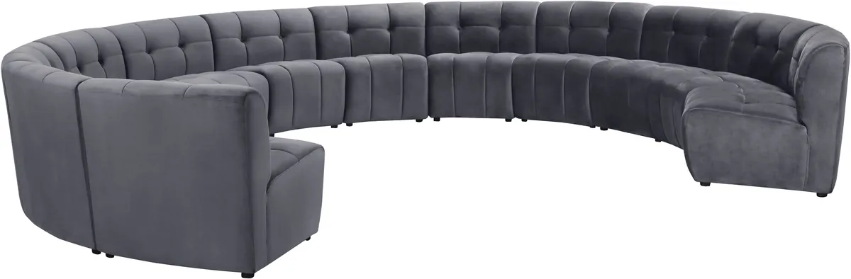 Limitless - 12 Piece Modular Sectional - Gray