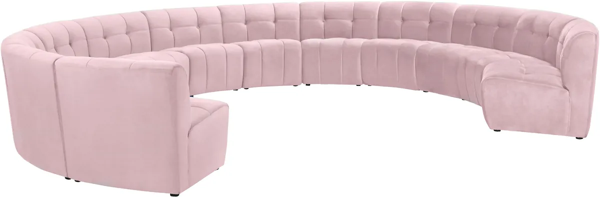 Limitless - 12 Piece Modular Sectional - Pink