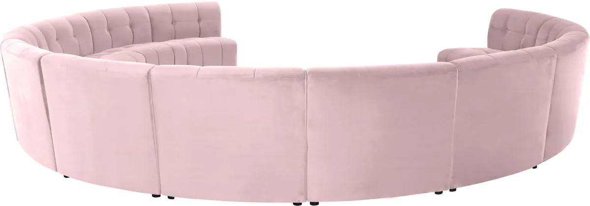 Limitless - 12 Piece Modular Sectional - Pink