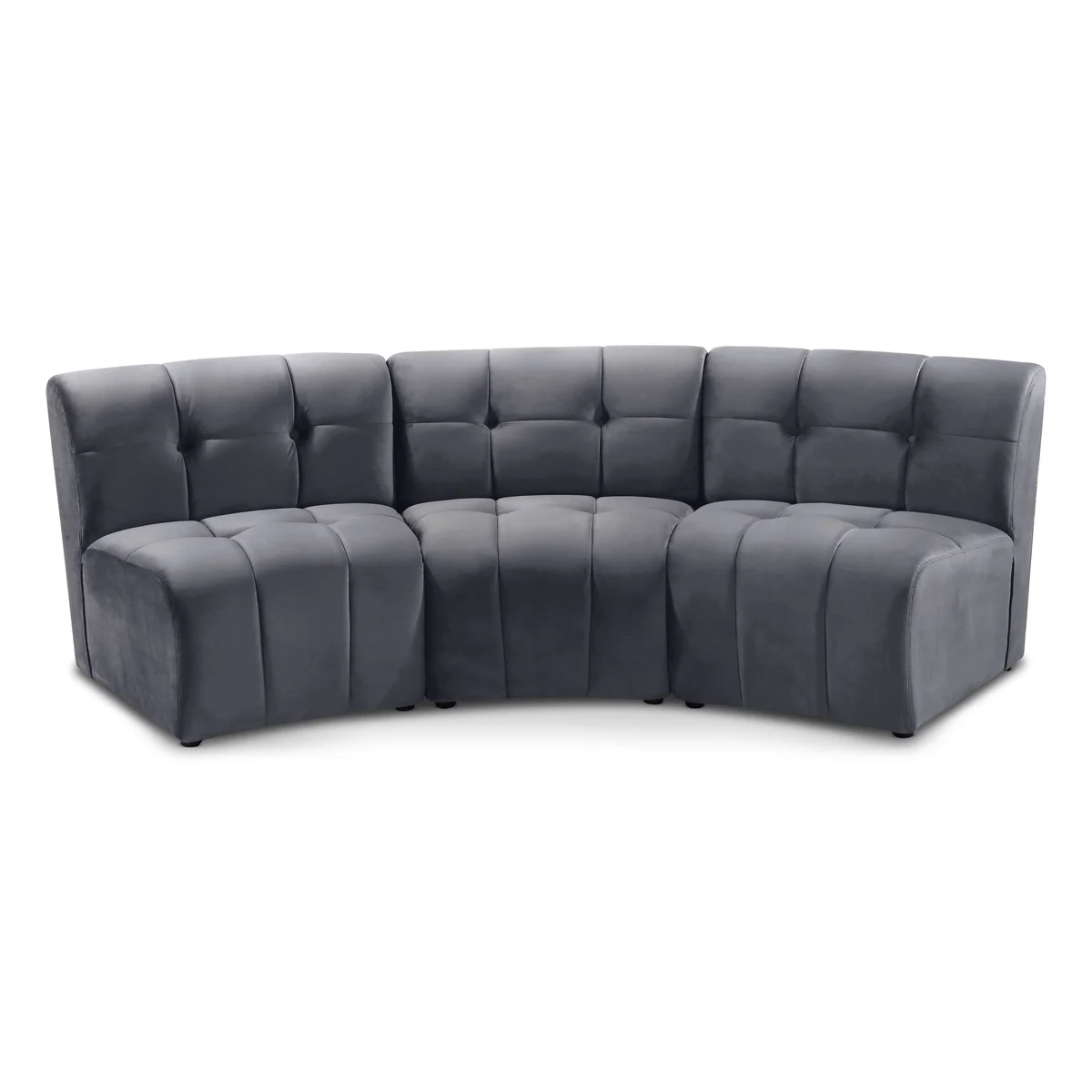 Limitless - 3 Piece Modular Sectional - Gray