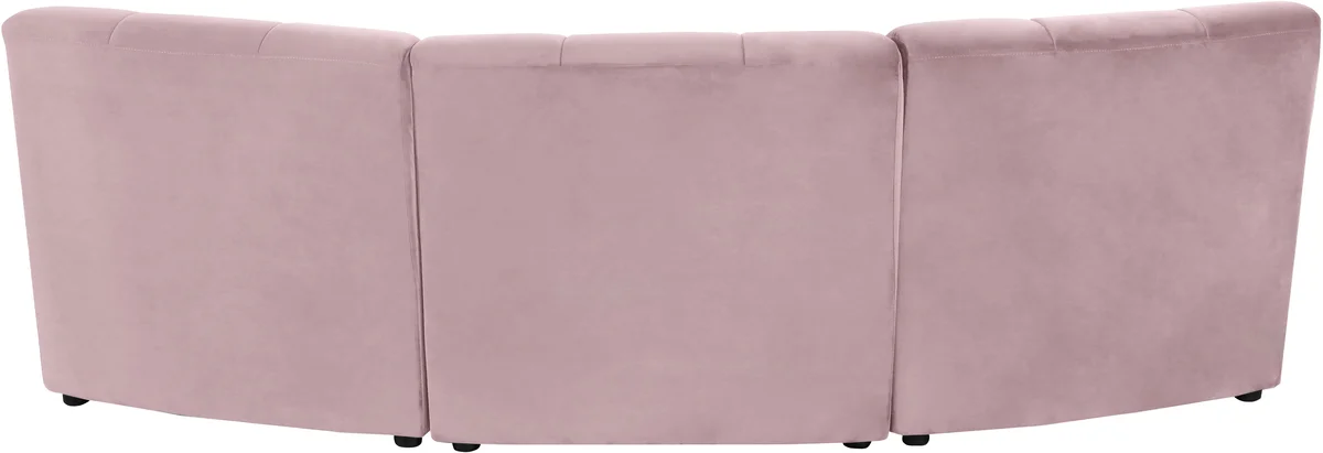 Limitless - 3 Piece Modular Sectional - Pink
