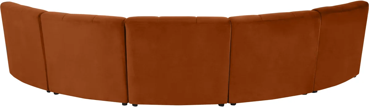 Limitless - 5 Piece Modular Sectional - Cognac