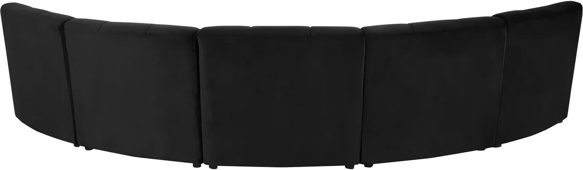 Limitless - 5 Piece Modular Sectional - Black