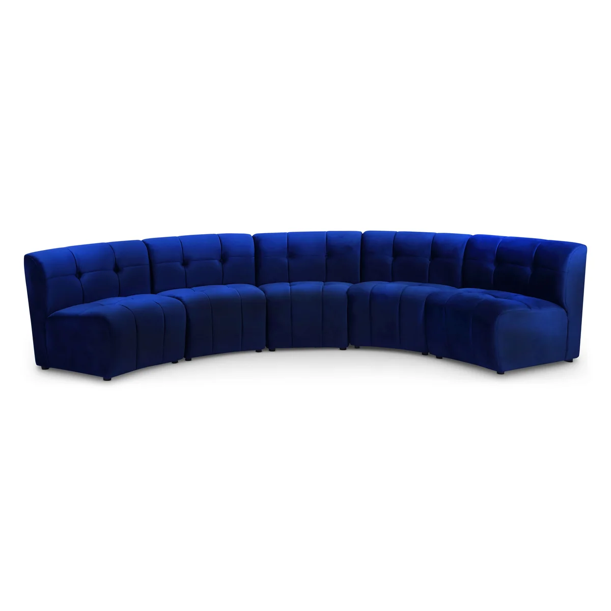 Limitless - 5 Piece Modular Sectional - Navy