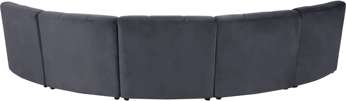 Limitless - 5 Piece Modular Sectional - Gray