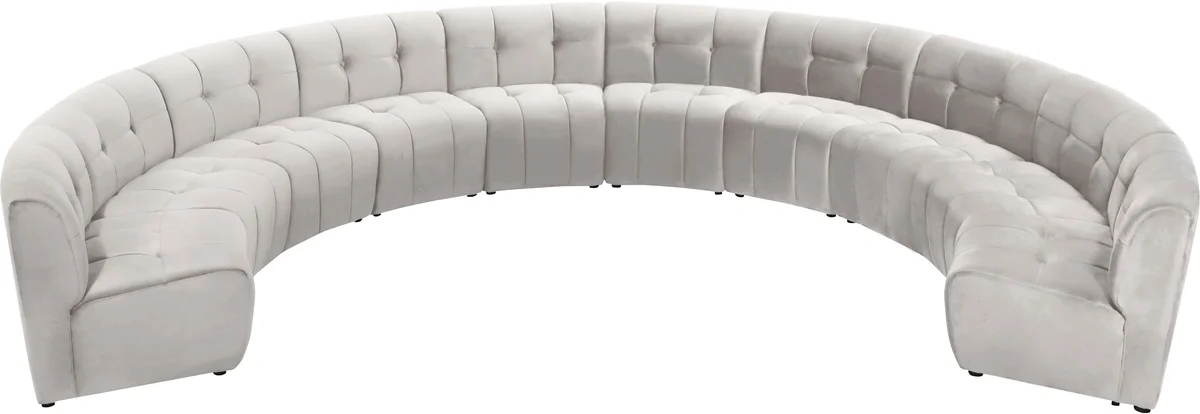 Limitless - 10 Piece Modular Sectional - Cream