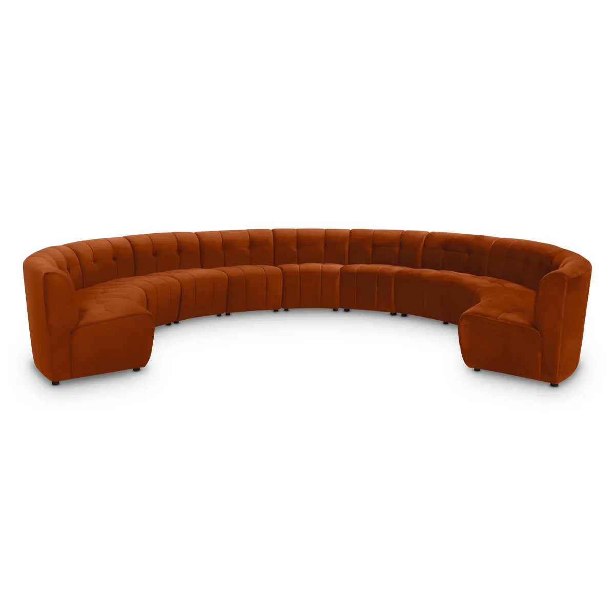 Limitless - 11 Piece Modular Sectional - Cognac