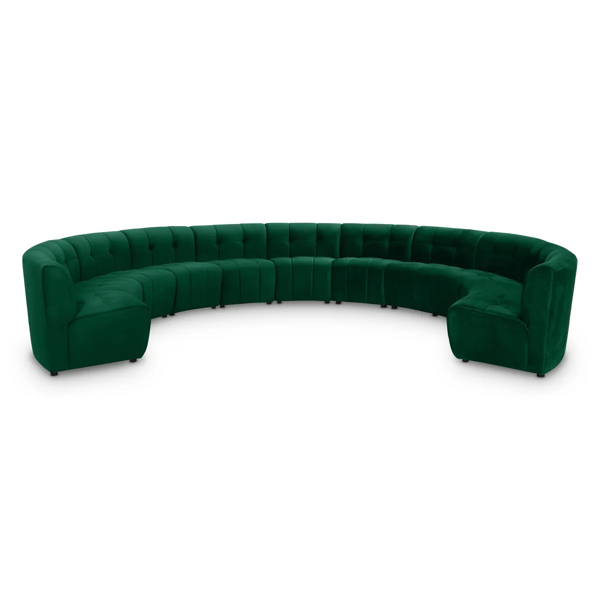 Limitless - 11 Piece Modular Sectional - Green