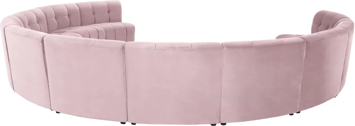 Limitless - 11 Piece Modular Sectional - Pink