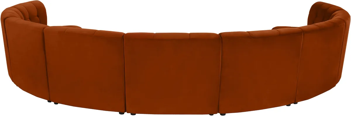 Limitless - 9 Piece Modular Sectional - Cognac