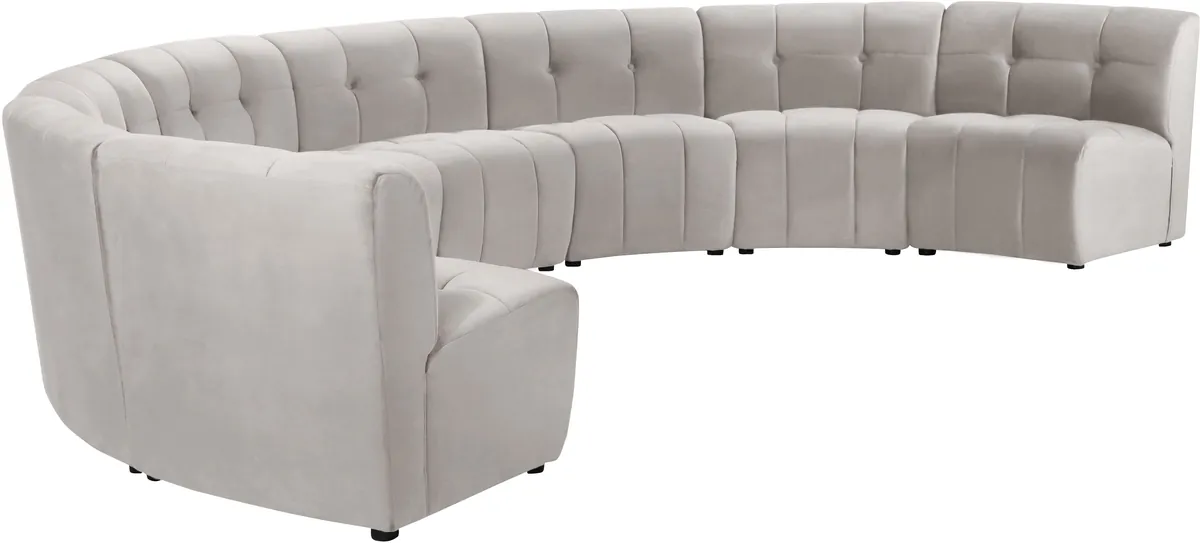 Limitless - 8 Piece Modular Sectional - Cream