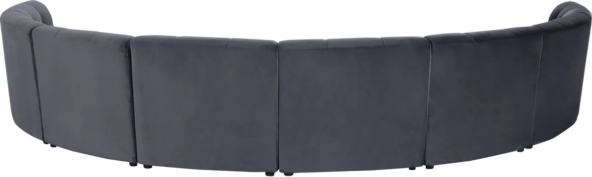 Limitless - 8 Piece Modular Sectional - Gray