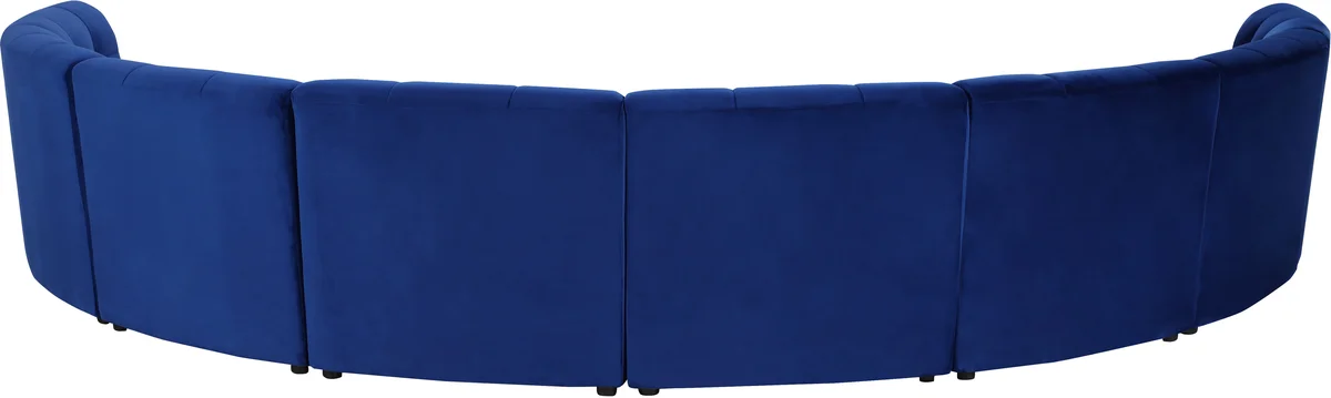 Limitless - 8 Piece Modular Sectional - Navy