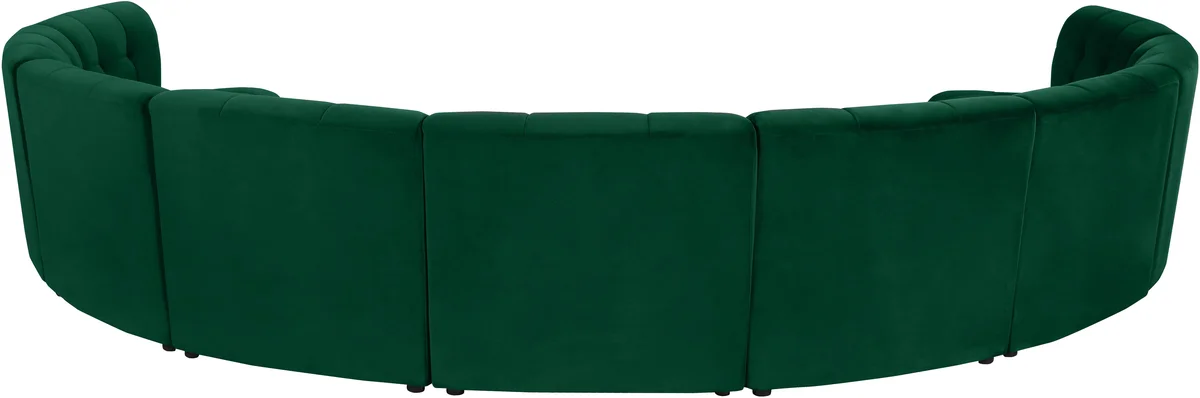 Limitless - 9 Piece Modular Sectional - Green