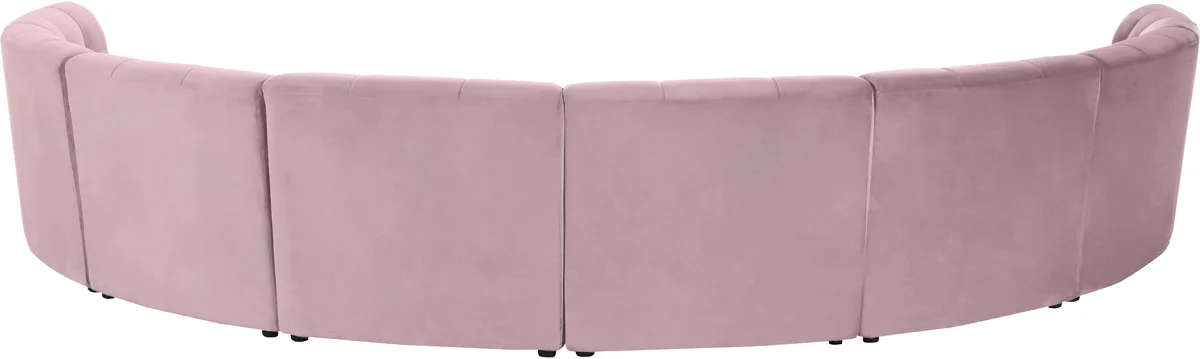 Limitless - 8 Piece Modular Sectional - Pink