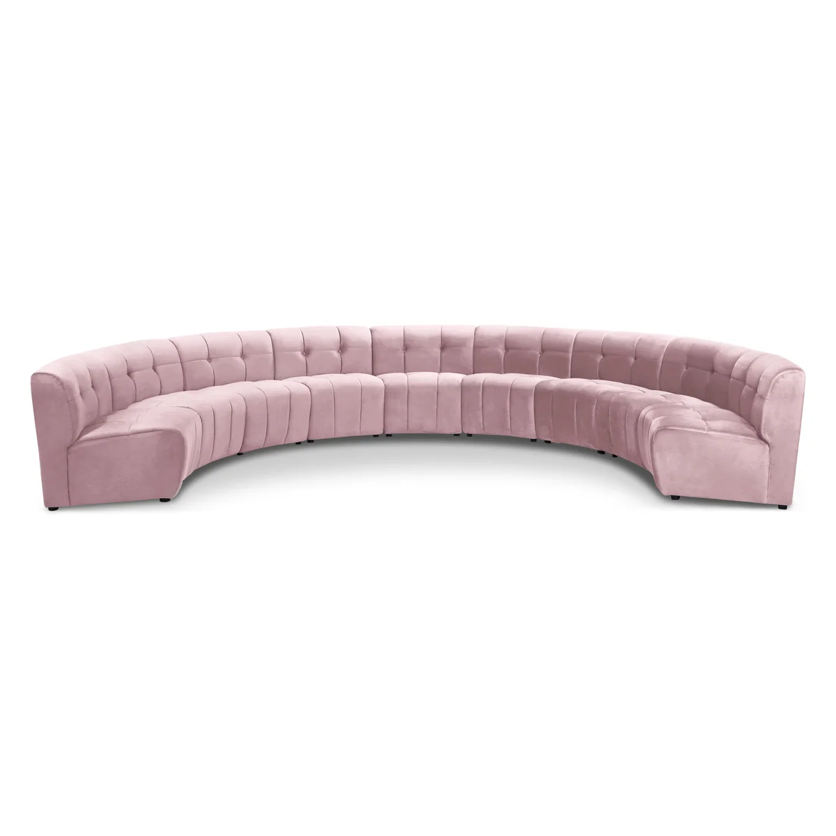Limitless - 9 Piece Modular Sectional - Pink