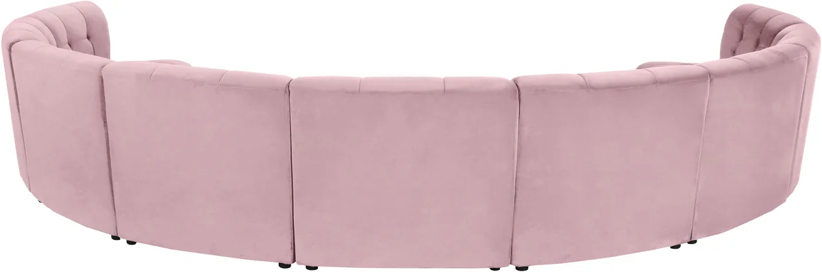 Limitless - 9 Piece Modular Sectional - Pink