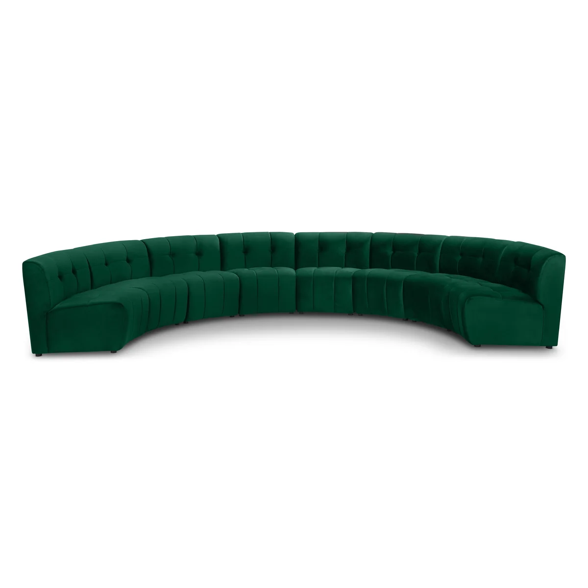 Limitless - 8 Piece Modular Sectional - Green