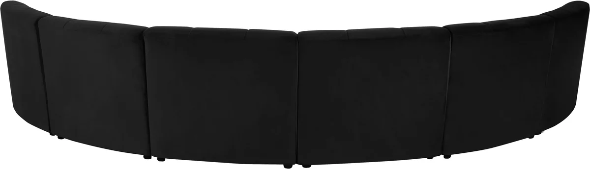 Limitless - 6 Piece Modular Sectional - Black