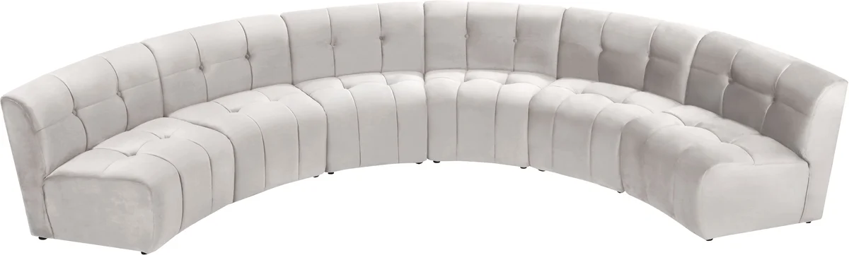 Limitless - 6 Piece Modular Sectional - Cream
